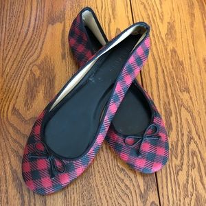 Talbots plaid flats